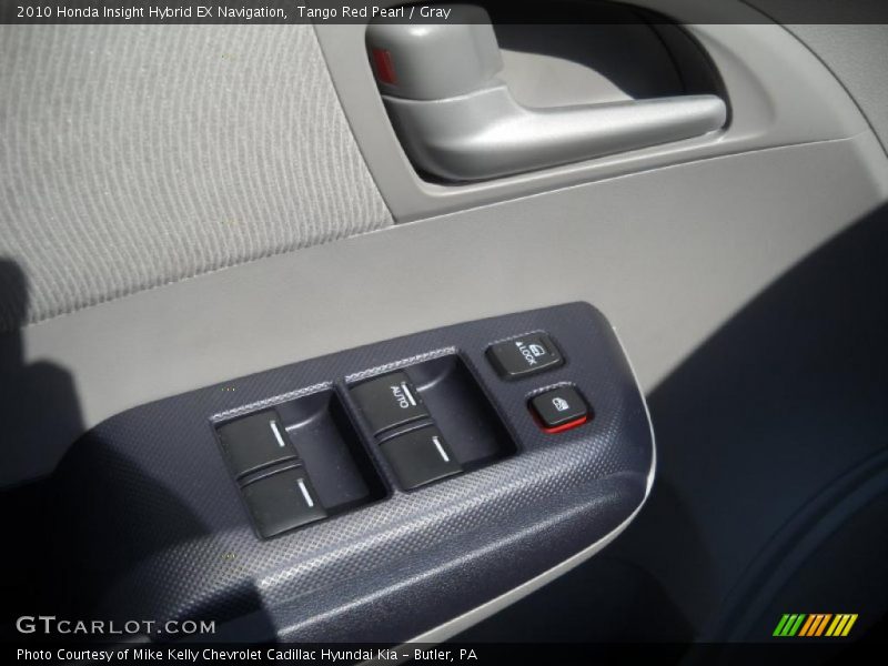 Tango Red Pearl / Gray 2010 Honda Insight Hybrid EX Navigation