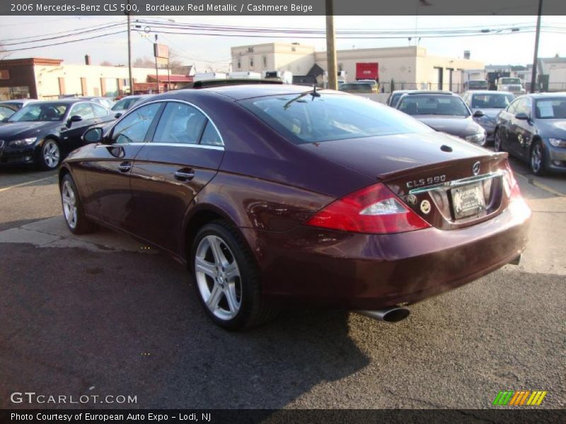 Bordeaux Red Metallic / Cashmere Beige 2006 Mercedes-Benz CLS 500