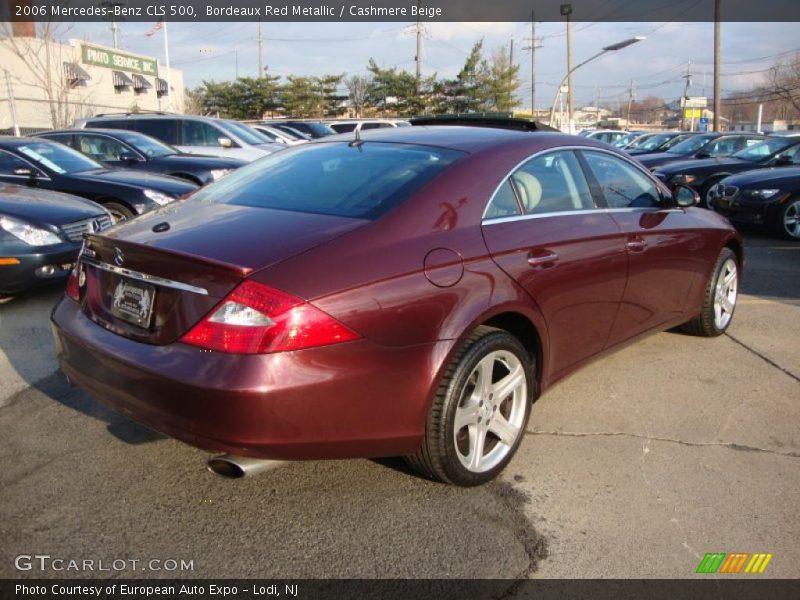 Bordeaux Red Metallic / Cashmere Beige 2006 Mercedes-Benz CLS 500