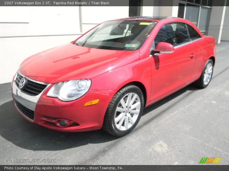 Paprika Red Metallic / Titan Black 2007 Volkswagen Eos 2.0T