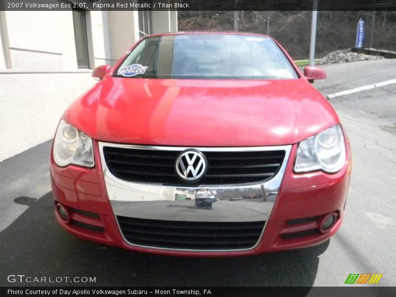 Paprika Red Metallic / Titan Black 2007 Volkswagen Eos 2.0T