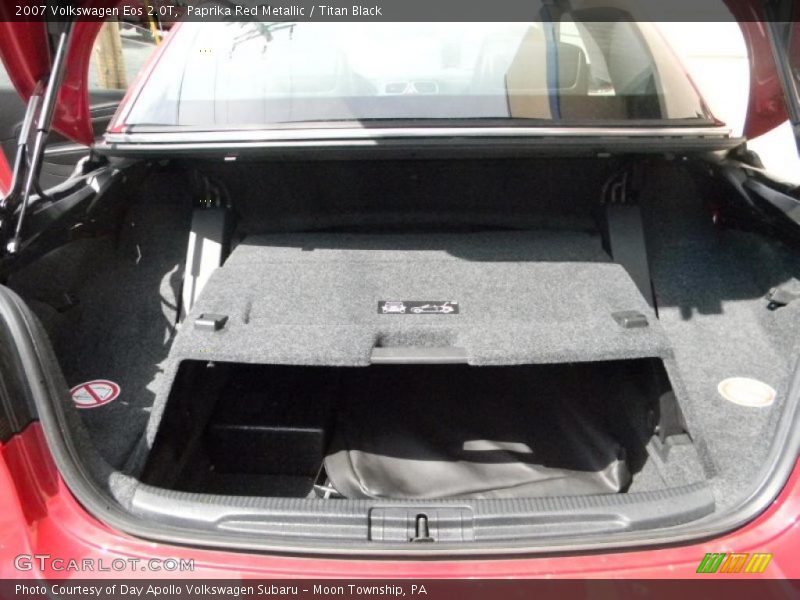 Paprika Red Metallic / Titan Black 2007 Volkswagen Eos 2.0T