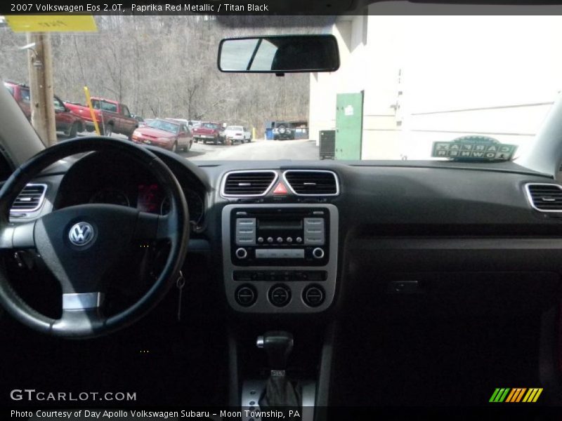 Paprika Red Metallic / Titan Black 2007 Volkswagen Eos 2.0T