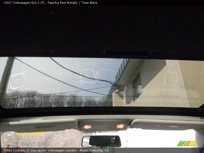 Paprika Red Metallic / Titan Black 2007 Volkswagen Eos 2.0T