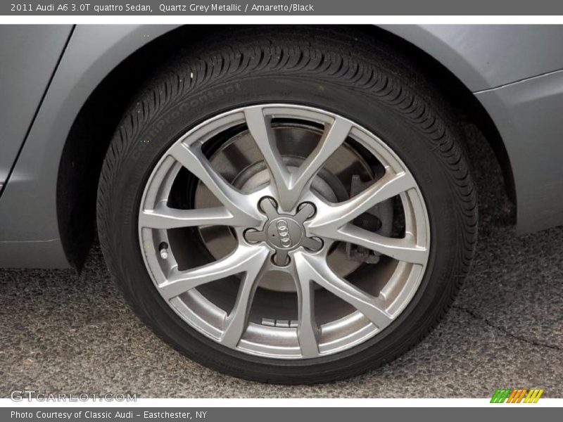 Quartz Grey Metallic / Amaretto/Black 2011 Audi A6 3.0T quattro Sedan
