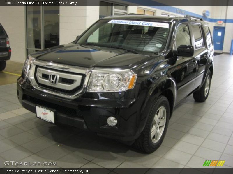Formal Black / Gray 2009 Honda Pilot EX