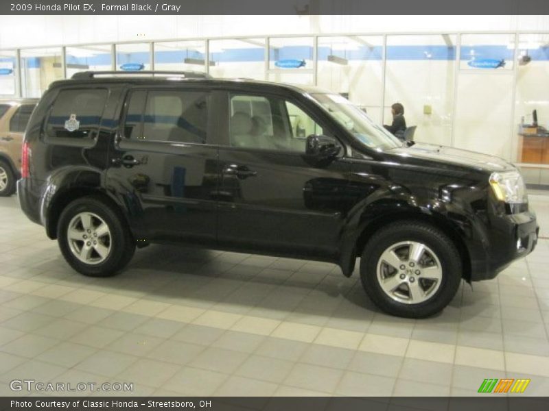 Formal Black / Gray 2009 Honda Pilot EX
