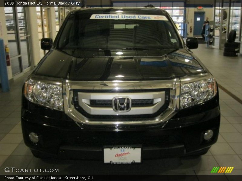 Formal Black / Gray 2009 Honda Pilot EX