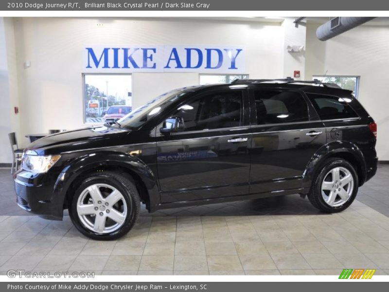 Brilliant Black Crystal Pearl / Dark Slate Gray 2010 Dodge Journey R/T