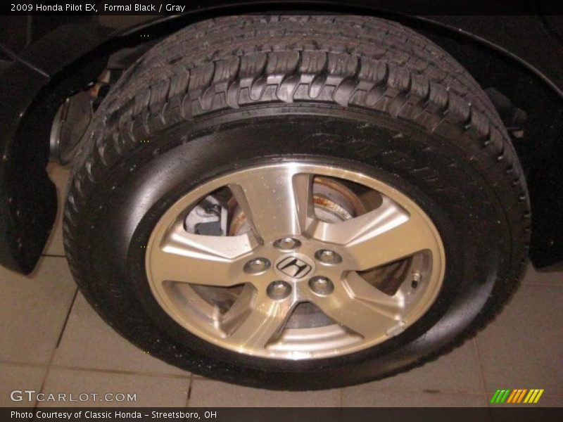 Formal Black / Gray 2009 Honda Pilot EX