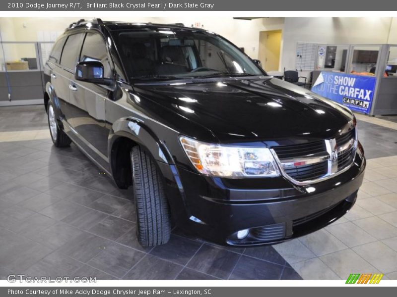 Brilliant Black Crystal Pearl / Dark Slate Gray 2010 Dodge Journey R/T