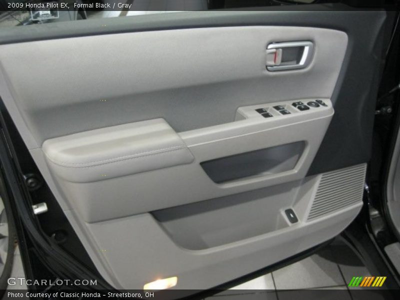 Formal Black / Gray 2009 Honda Pilot EX