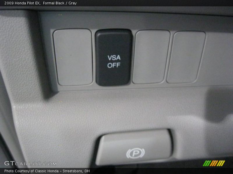 Formal Black / Gray 2009 Honda Pilot EX