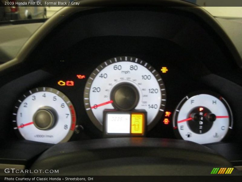 Formal Black / Gray 2009 Honda Pilot EX