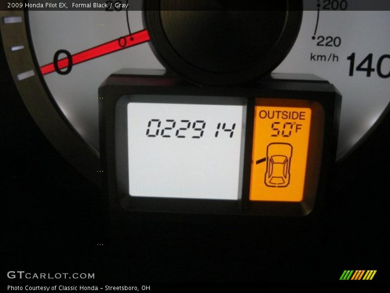 Formal Black / Gray 2009 Honda Pilot EX