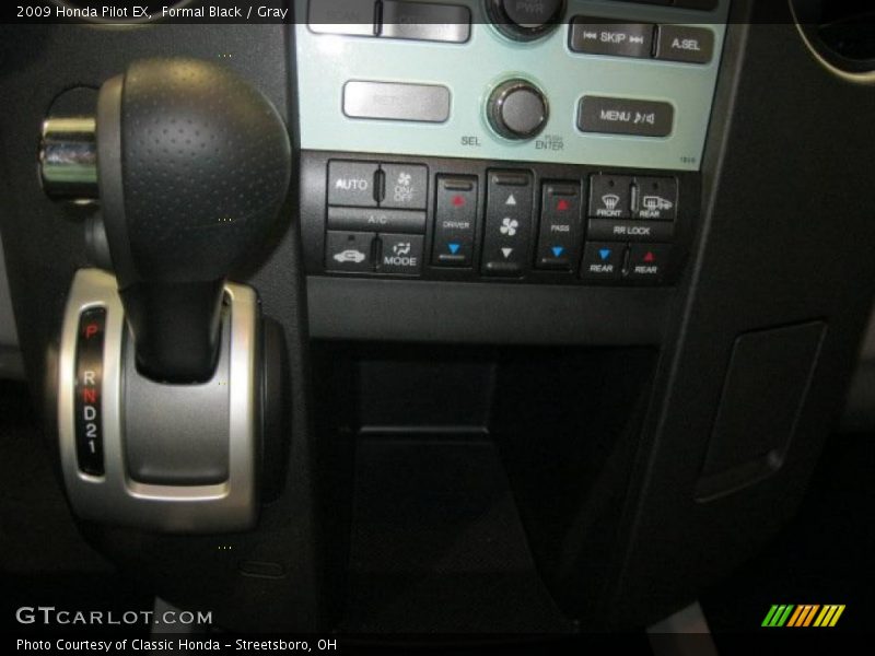 Formal Black / Gray 2009 Honda Pilot EX
