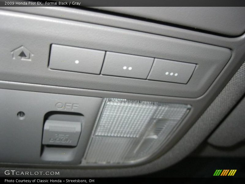 Formal Black / Gray 2009 Honda Pilot EX