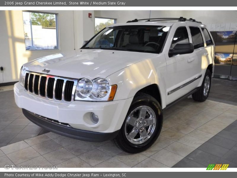 Stone White / Medium Slate Gray 2006 Jeep Grand Cherokee Limited