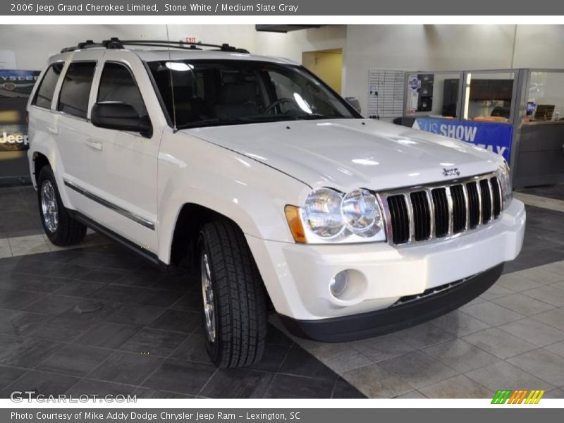 Stone White / Medium Slate Gray 2006 Jeep Grand Cherokee Limited
