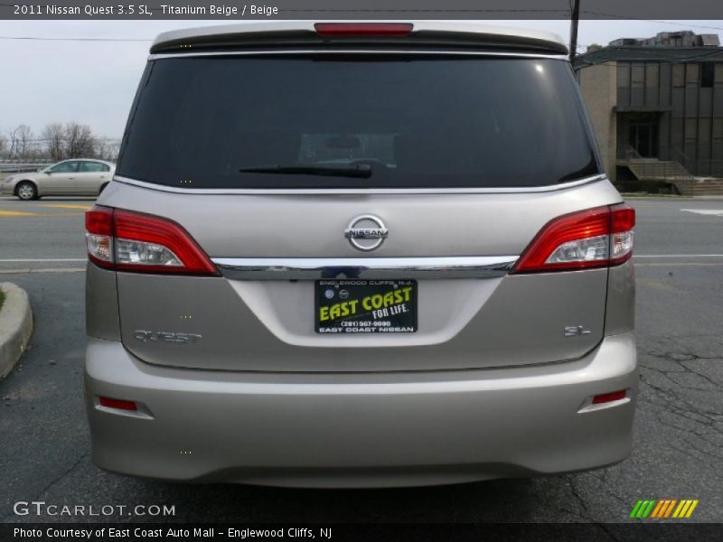 Titanium Beige / Beige 2011 Nissan Quest 3.5 SL