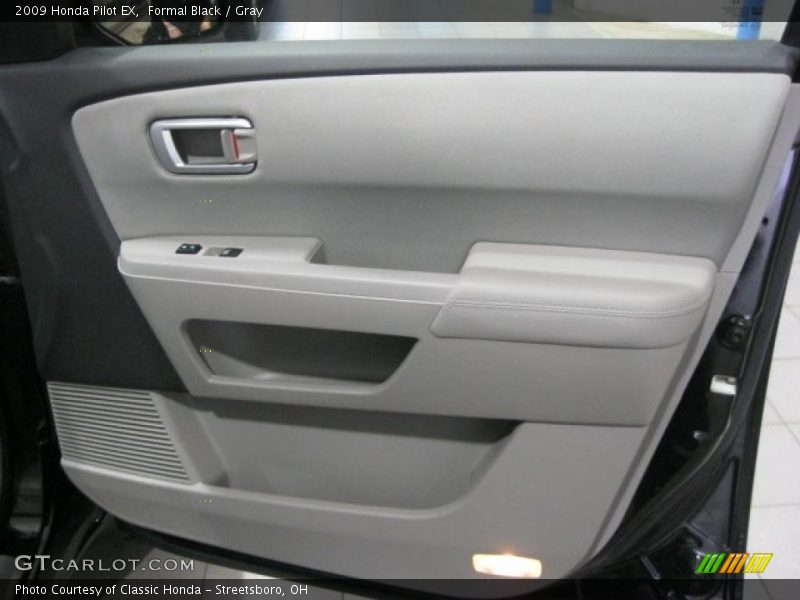 Formal Black / Gray 2009 Honda Pilot EX