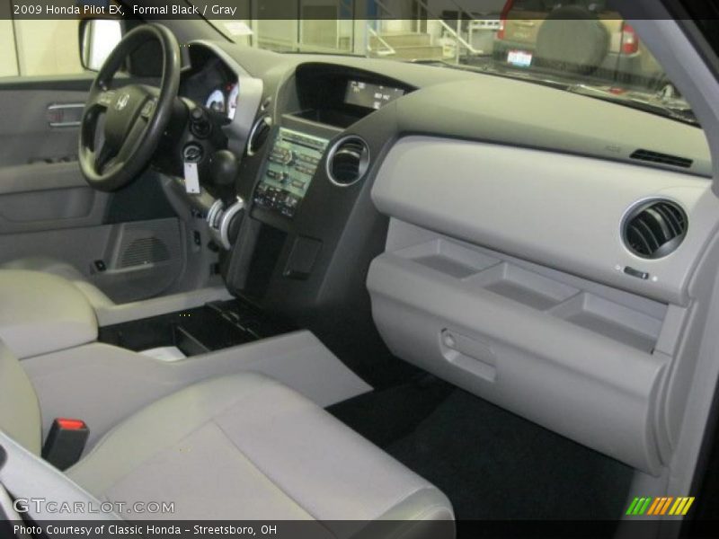 Formal Black / Gray 2009 Honda Pilot EX