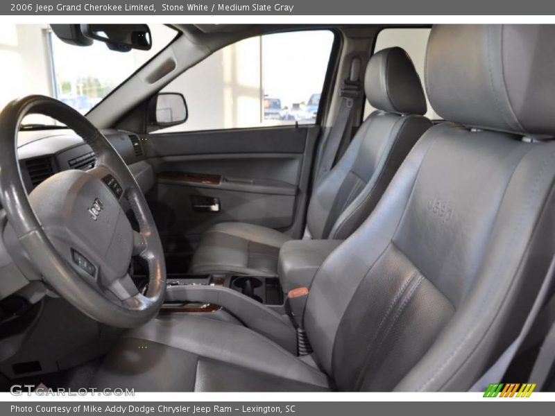 Stone White / Medium Slate Gray 2006 Jeep Grand Cherokee Limited