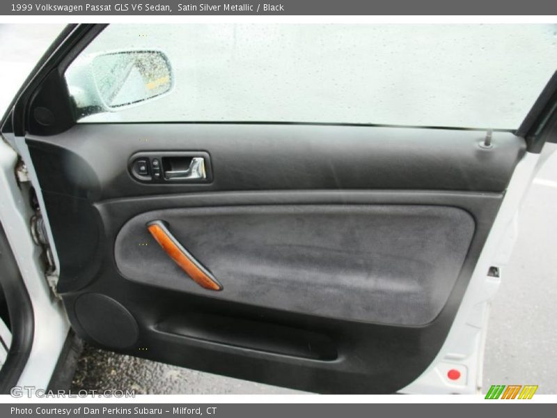 Satin Silver Metallic / Black 1999 Volkswagen Passat GLS V6 Sedan