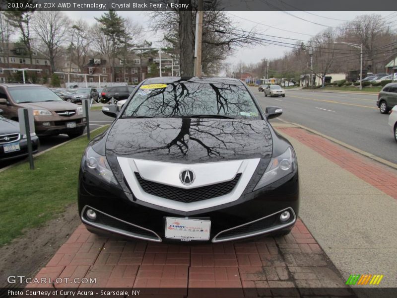 Crystal Black Pearl / Ebony 2010 Acura ZDX AWD Technology