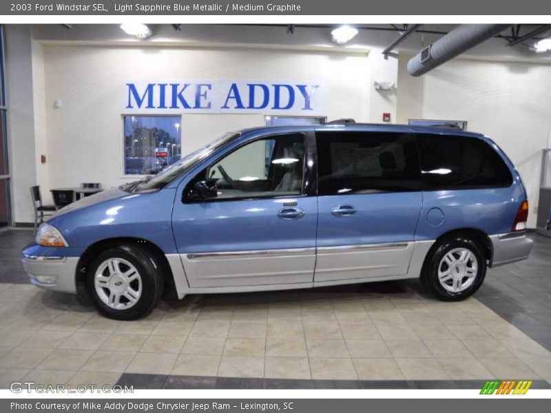 Light Sapphire Blue Metallic / Medium Graphite 2003 Ford Windstar SEL