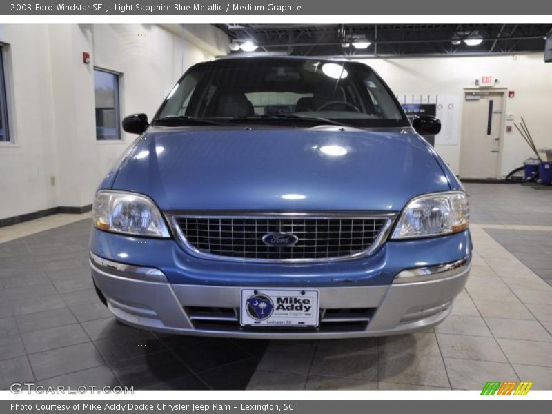 Light Sapphire Blue Metallic / Medium Graphite 2003 Ford Windstar SEL