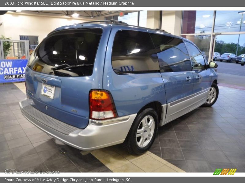 Light Sapphire Blue Metallic / Medium Graphite 2003 Ford Windstar SEL