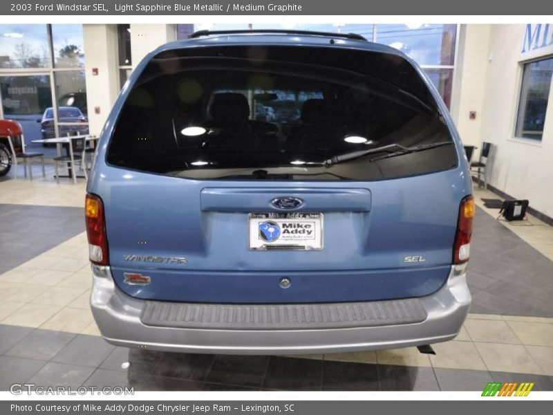 Light Sapphire Blue Metallic / Medium Graphite 2003 Ford Windstar SEL