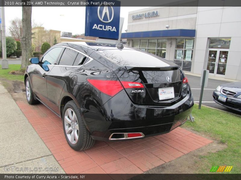 Crystal Black Pearl / Ebony 2010 Acura ZDX AWD Technology