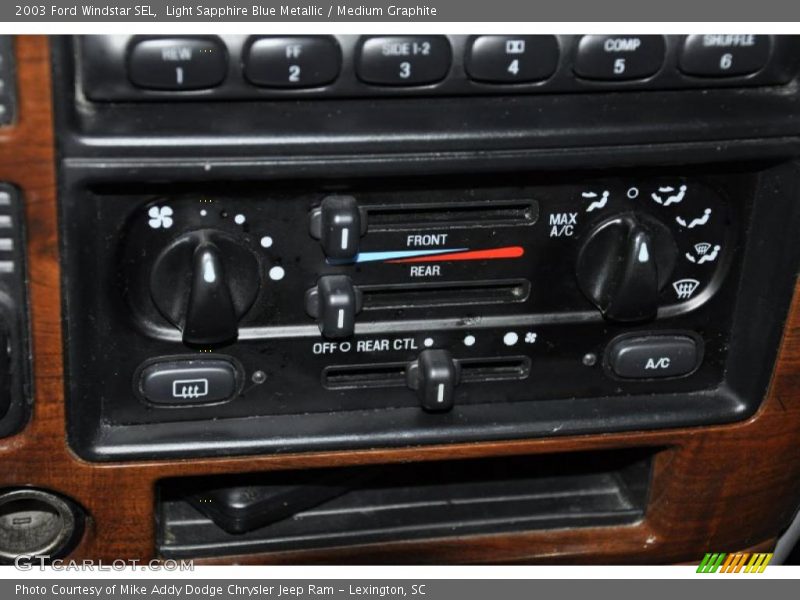 Controls of 2003 Windstar SEL