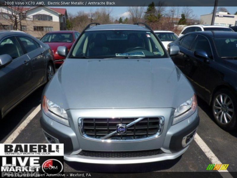 Electric Silver Metallic / Anthracite Black 2008 Volvo XC70 AWD