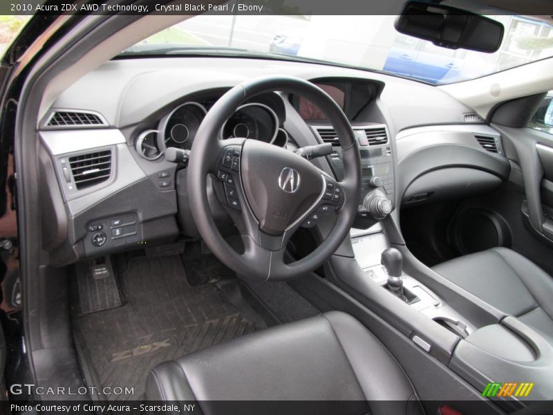  2010 ZDX AWD Technology Ebony Interior