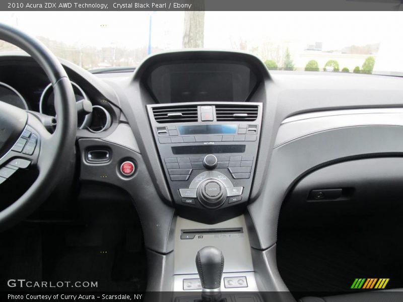 Controls of 2010 ZDX AWD Technology