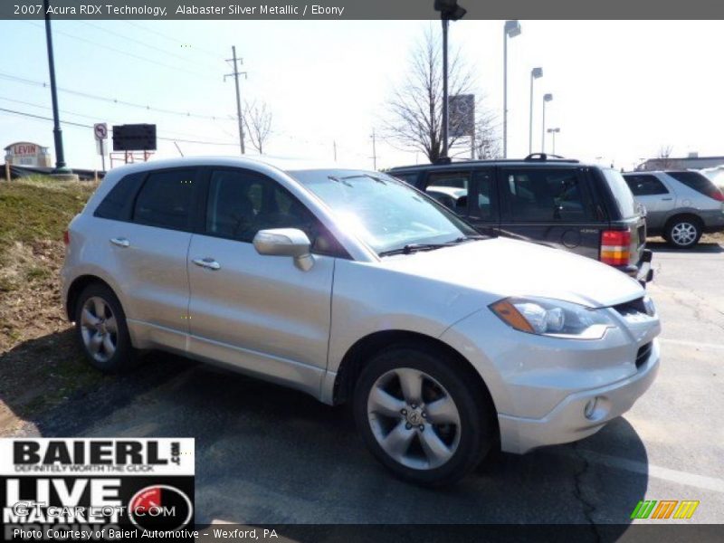 Alabaster Silver Metallic / Ebony 2007 Acura RDX Technology