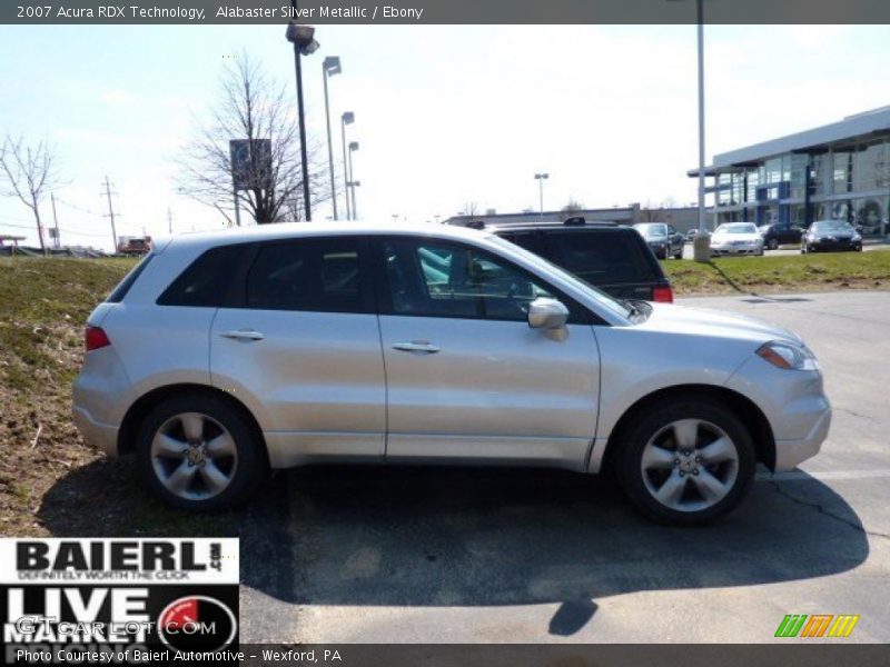 Alabaster Silver Metallic / Ebony 2007 Acura RDX Technology