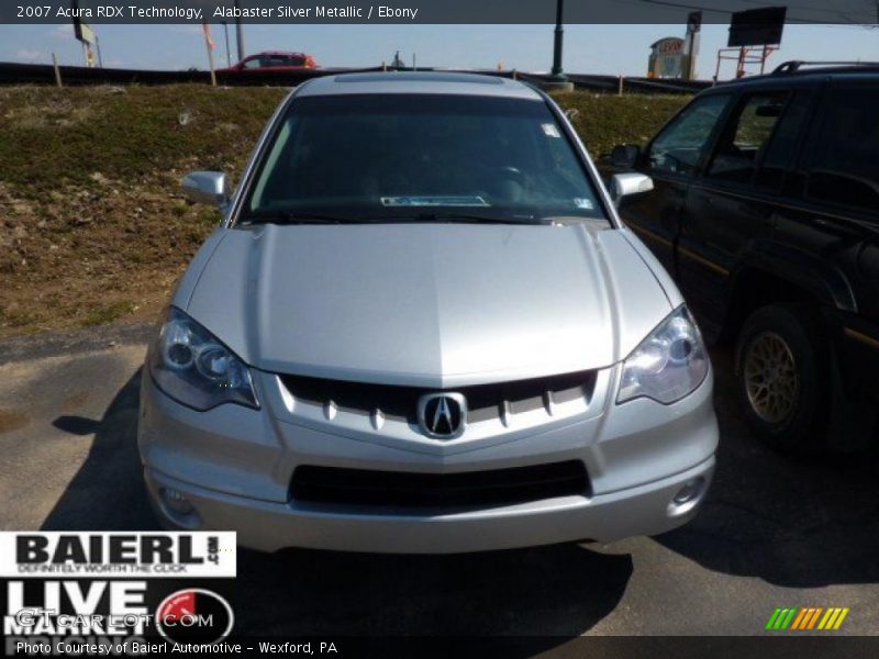 Alabaster Silver Metallic / Ebony 2007 Acura RDX Technology