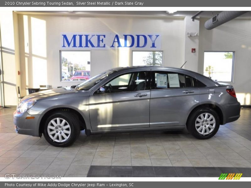 Silver Steel Metallic / Dark Slate Gray 2010 Chrysler Sebring Touring Sedan