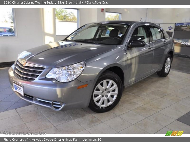 Silver Steel Metallic / Dark Slate Gray 2010 Chrysler Sebring Touring Sedan
