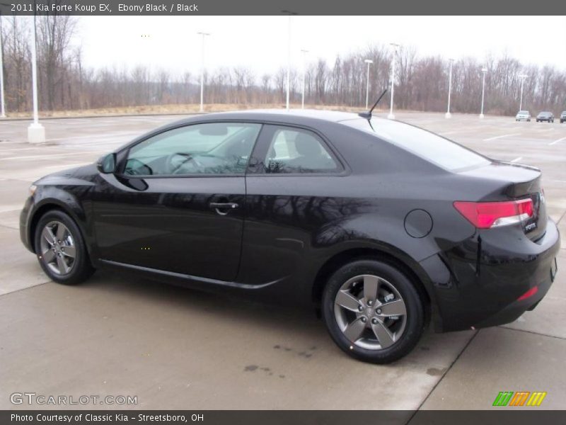 Ebony Black / Black 2011 Kia Forte Koup EX