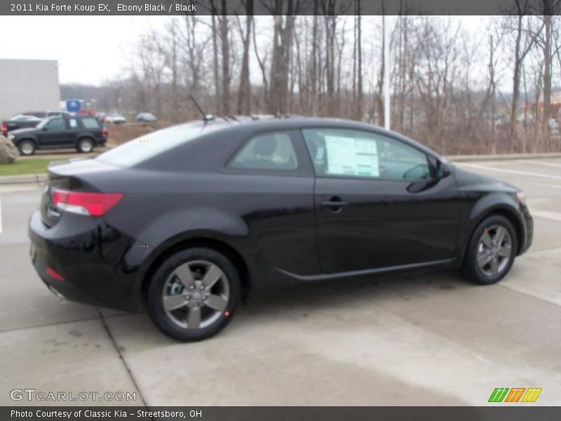 Ebony Black / Black 2011 Kia Forte Koup EX