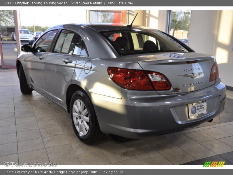 Silver Steel Metallic / Dark Slate Gray 2010 Chrysler Sebring Touring Sedan