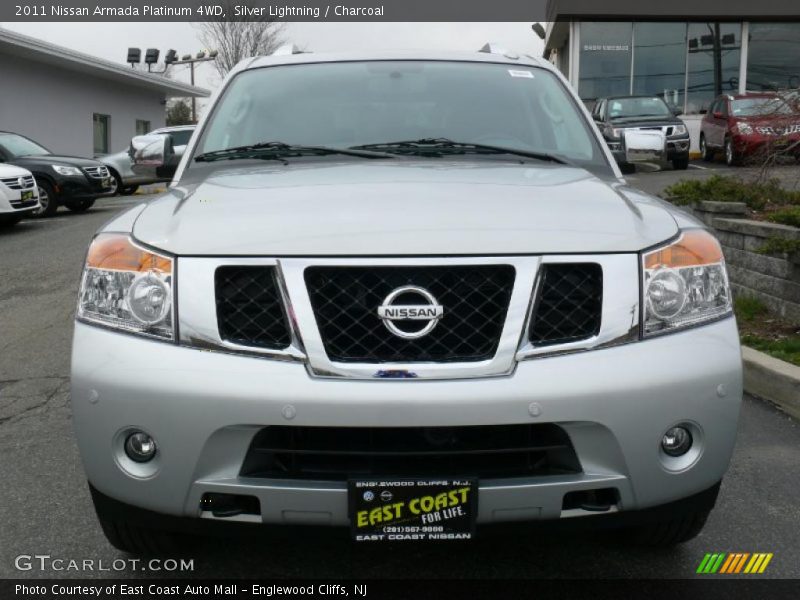 Silver Lightning / Charcoal 2011 Nissan Armada Platinum 4WD