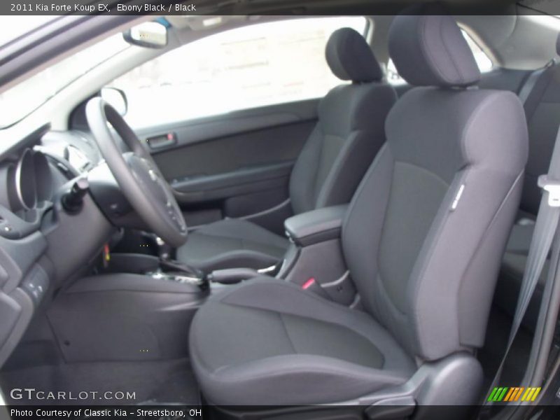 Ebony Black / Black 2011 Kia Forte Koup EX