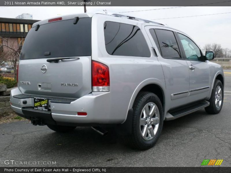 Silver Lightning / Charcoal 2011 Nissan Armada Platinum 4WD