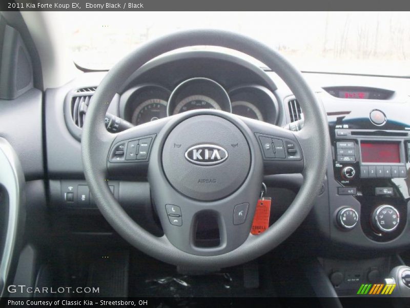 Ebony Black / Black 2011 Kia Forte Koup EX